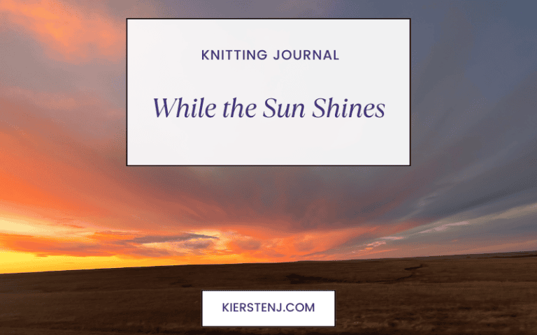 While the Sun Shines